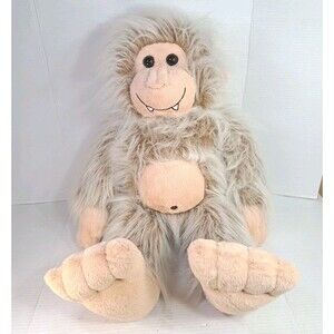 Walmart XL Bigfoot Plush 30 Inch Stuffed Animal Sasquatch Yeti Fluffy Furry